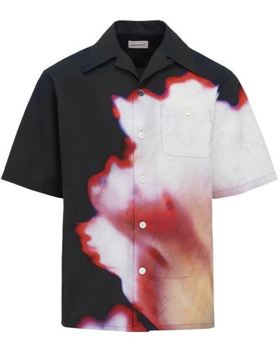 Alexander McQueen Multicolor Solarised Flower Hawaiian Shirt