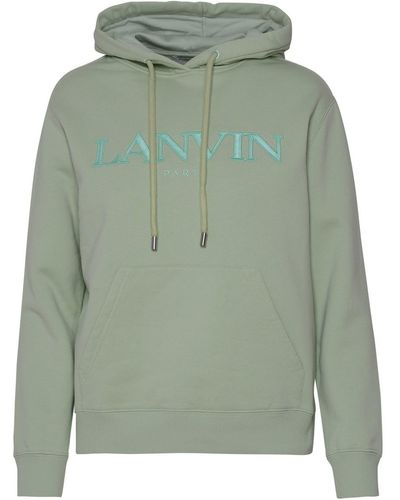 Lanvin Green Cotton Sweatshirt