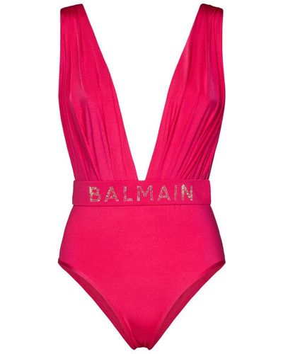 Balmain Paris Swimsuit - Pink