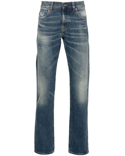 Saint Laurent Slim Fit Denim Jeans - Blue