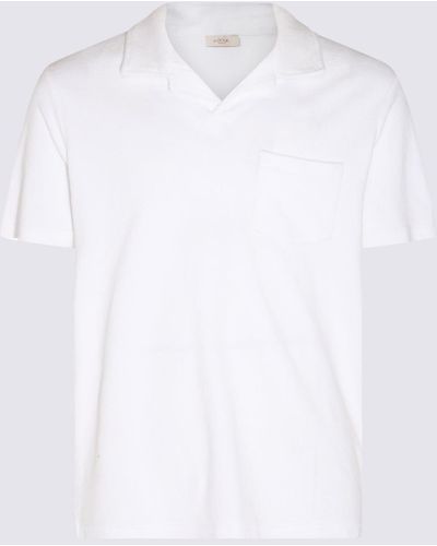 Altea Cotton Polo Shirt - White