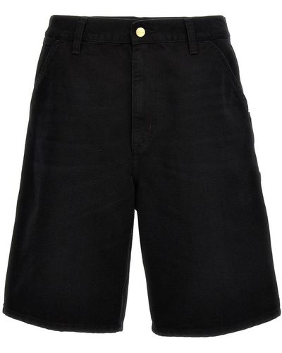 Carhartt 'Single Knee' Bermuda Shorts - Black