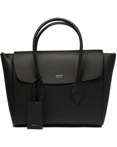 Ferragamo "East-West" Handbag - Black