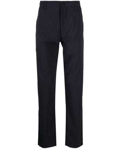 Aspesi Button-fastening Tailored Trousers - Blue