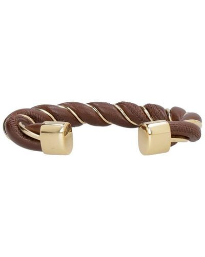 Bottega Veneta Leather Bracelet - Brown