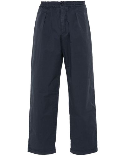 Paura Gerard Trousers Whit Pence - Blue