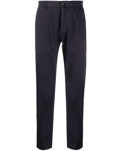 Department 5 Prince Gabardine Stretch Chino Trousers - Blue