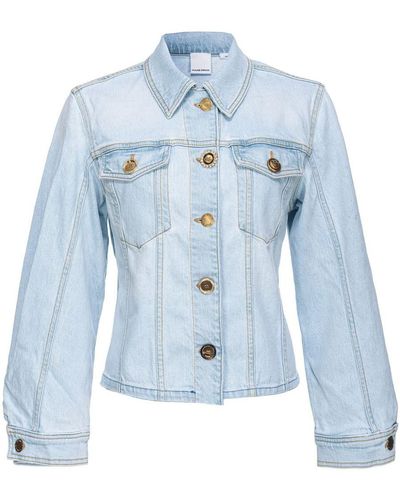 Pinko Bob Comfort Denim Jacket Clothing - Blue