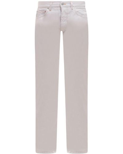 Maison Margiela Cotton Denim Jeans - Gray