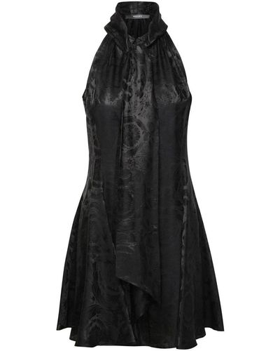 Versace 'baroque' Dress - Black