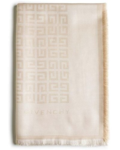 Givenchy Silk Scarfs - White
