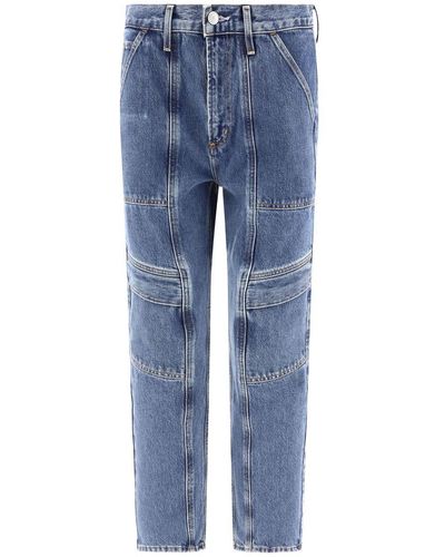 Agolde Cargo Straight-leg Jeans - Blue