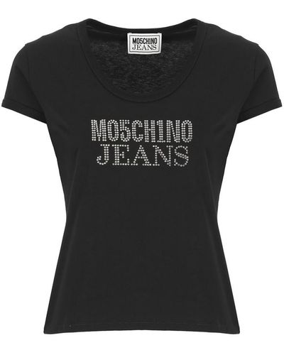 Moschino Jeans T-Shirts And Polos - Black