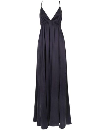 Zimmermann Silk Long Dress Clothing - Blue