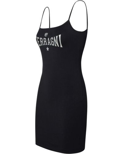 Chiara Ferragni Cotton Blend Dress - Black