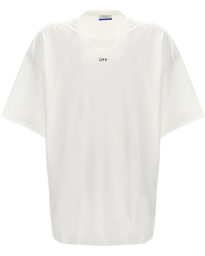 Off-White c/o Virgil Abloh Logo-print Cotton T-shirt - White