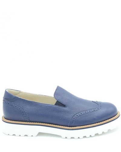 Hogan Leather Loafers - Blue