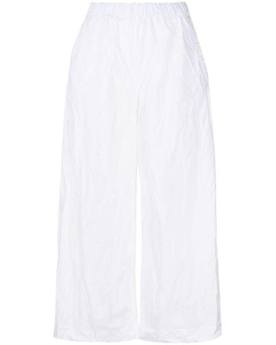 Daniela Gregis Cotton Trousers - White