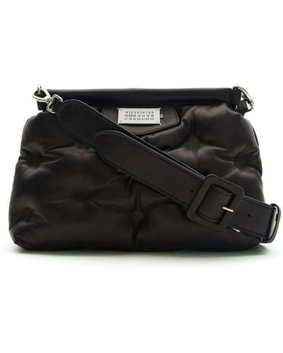 Maison Margiela Glam Slam Leather Shoulder Bag - Black