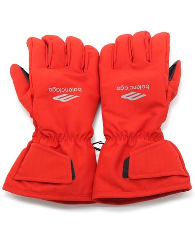 Balenciaga Gloves Red