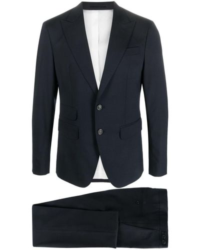 DSquared² Single-breasted Wool Suit - Blue