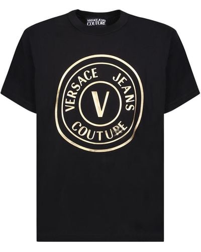 Versace Jeans Couture T-shirts And Polos - Black