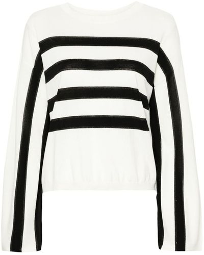 Twin Set Striped Print Shirt - Black
