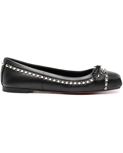 Christian Louboutin Flat Shoes - Black