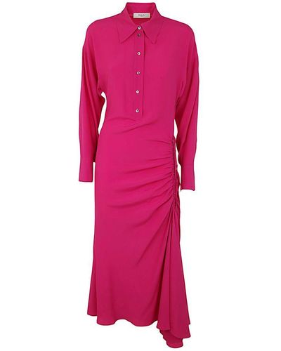 NINA 14.7 Mixed Silk Dress Clothing - Pink