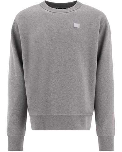 Acne Studios "face" Sweatshirt - Grey