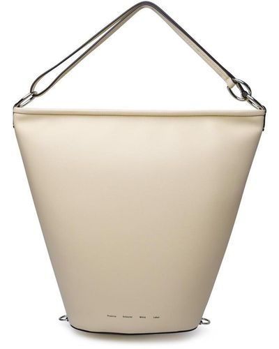 Proenza Schouler 'spring' Ivory Nappa Leather Bag - White