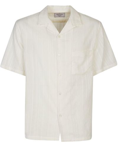 Portuguese Flannel Cotton Shirt - White