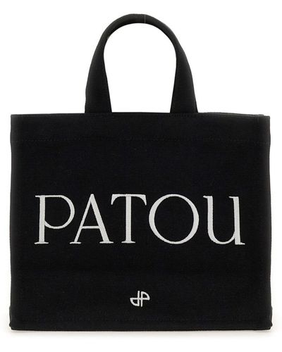 Patou Small "" Tote Bag - Black