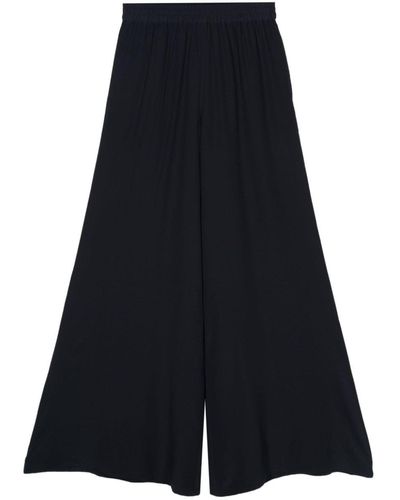 Gianluca Capannolo Silk Flared Pants - Blue