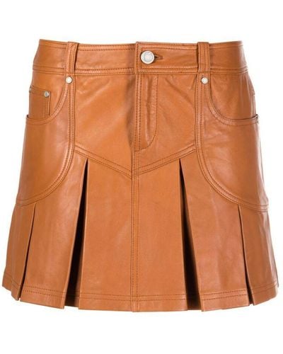 Trussardi Leather Skirts - Brown