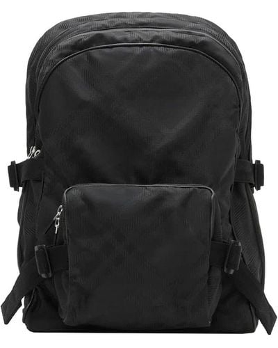 Burberry Backpack Bags - Black