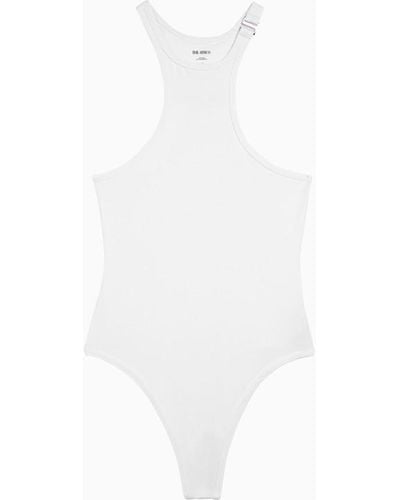 The Attico One-Piece Swimming Costume - White