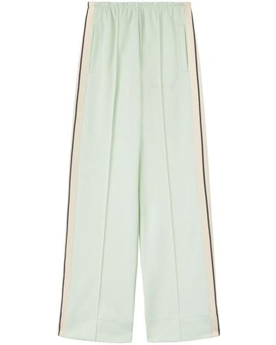 Palm Angels Stripe Detail Trousers - Green
