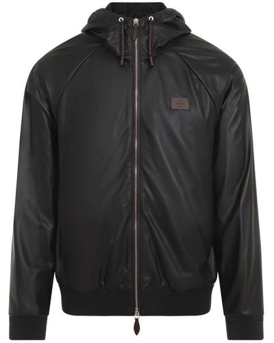 Berluti Snake Tatoo Calf Leather Jacket