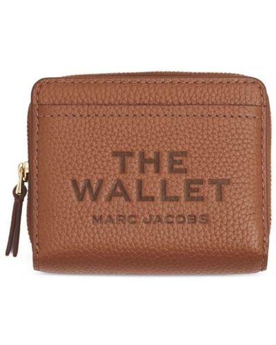 Marc Jacobs The Mini Compact Wallet Accessories - Brown