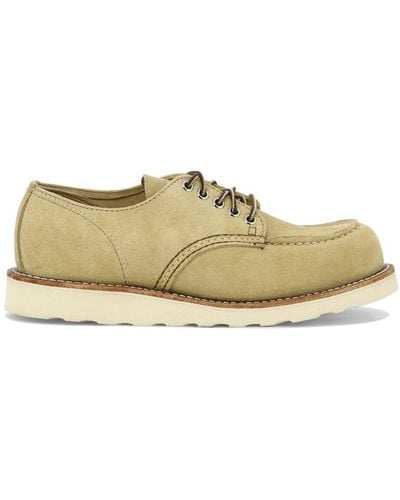 Red Wing Wing Shoes "Shop Moc Oxford" Lace-Up Shoes - Natural
