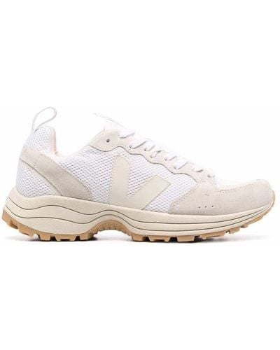Veja Neutral Venturi Hexamesh Chunky Sneakers - Men's - Calf Leather/rubber/fabric - White