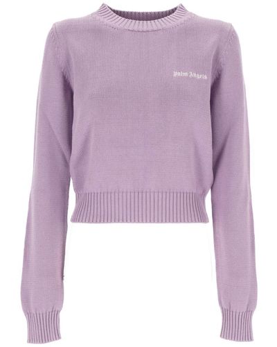 Palm Angels Sweaters - Purple