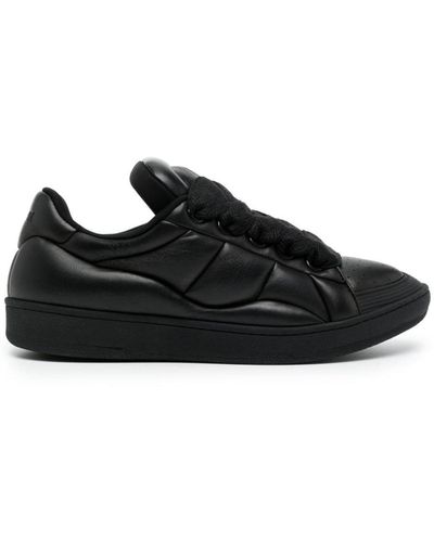 Lanvin Curb Xl Nylon Trainers - Black