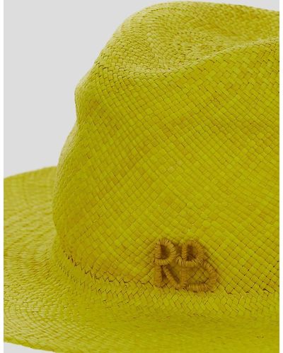 Ruslan Baginskiy Ruslan Baginsky Straw Hat - Yellow