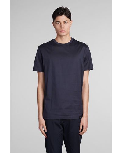 Low Brand B134 Basic T-Shirt - Blue