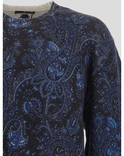 Etro Printed Knit - Blue