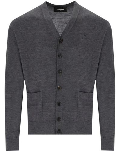 DSquared² Dc Grey Cardigan