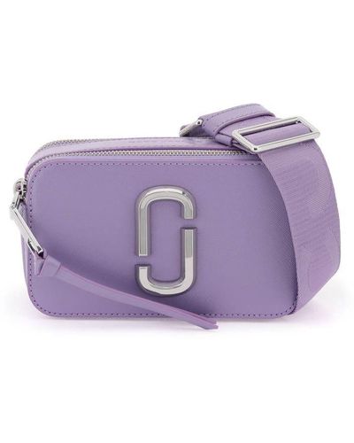 MARC JACOBS Saffino Small Snapshot Camera Bag Purple Orange 556306
