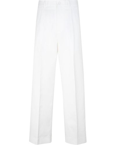 Dior Cotton Chino Trousers - White